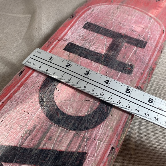 100% Artist Painted by Hand Wooden Beach Sign Tropical Wall Decor One of a Kind - Picture 10 of 10